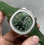 Grade AAA Copy Patek Philippe Aquanaut Chrono 42mm Watch 5968g Green Version